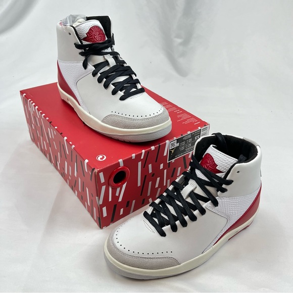 Air Jordan 2 Retro SE Nina Chanel Abney White Red Womens Size 5 - Picture 1 of 8